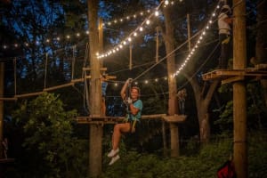 Glow in the Park at Tree Trails Adventure Park in Mystic 3