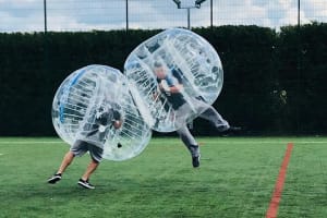 Private Bubble Zorb Football Activity in Liverpool 3