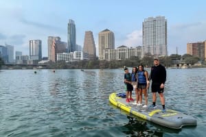 Downtown Austin Giant Paddleboard Tour at Sunset with Bats 4