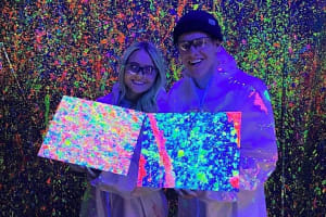 Glow in the Dark Splatter Paint Experience  3