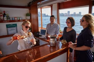 New York City Sunset Cocktail Cruise on Small Yacht 3