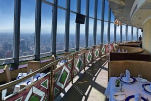 Dinner at Bellini, the largest revolving restaurant in the world 4