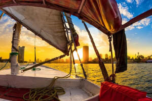 1 -Hour Sailing Egyptian felucca ride on the Nile in Cairo 4