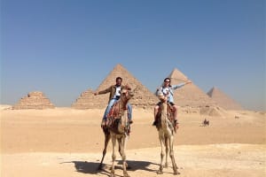 Camel Ride around the Pyramids During Sunrise Or Sunset 4