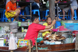 Private Floating Market, Erawan Falls & Ayutthaya Tour 4