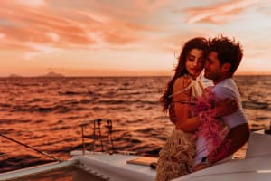 Santorini Luxury Catamaran Cruise with BBQ & Open Bar 3