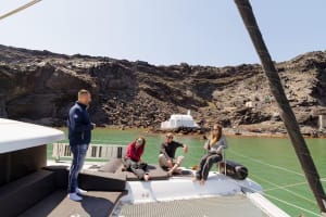 Santorini Joy Sailing Catamaran Cruise 3