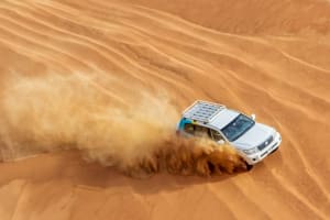 Abu Dhabi Morning Desert Safari with Camel Ride & Sandboarding 3