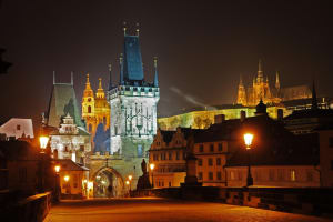 Evening View Walk in Prague 3
