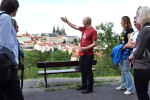 Evening View Walk in Prague 4
