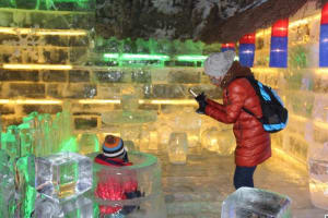 Private Tour to Guyaju Cave Dwellings and Longqing Gorge Ice Lanterns Festival 3