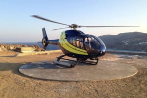 Mykonos to Santorini Helicopter Transfer 4