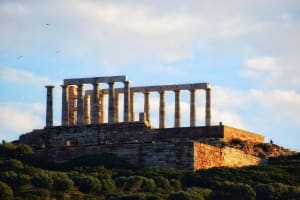 Sunset at Temple of Poseidon 4