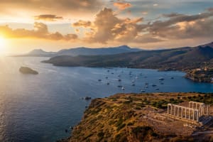 Sunset Temple of Poseidon Tour 4