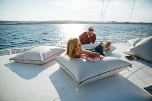 Sunset Cruise with Swimming at Kalithea Bay 3