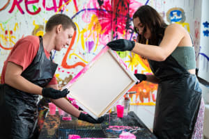 Private Fluid Art Class in Houston 4