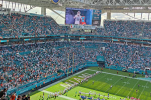 Miami Dolphins Football Game at Hard Rock Stadium 4