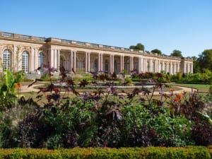 Pink marble palace of the Grand Trianon at Versailles