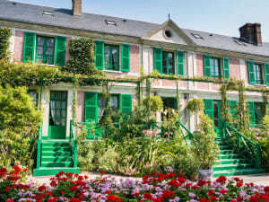 Pink house of Claude Monet in Giverny