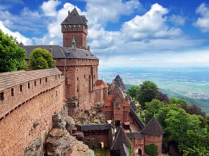 Haut-Koenigsbourg Castle visited on an Alsace small group tour from Strasbourg