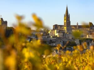 Vineyards surrounding Saint-Émilion village explored during a full-day Bordeaux wine tour