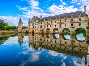 Chenonceau Castle spanning the River Cher