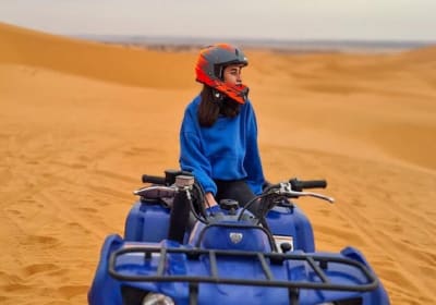 Quad Riding in Sand Dunes Merzouga Erg Chebbi Desert  2