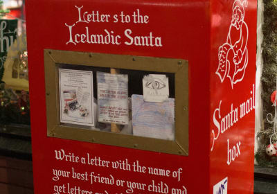 The postbox to the Icelandic Santa's