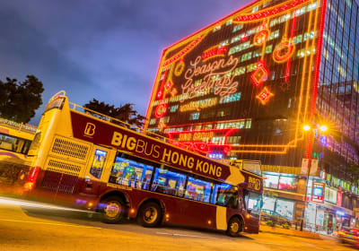 Hong Kong Night Tour: 60mins Panoramic Tour on Open-Top Bus 2