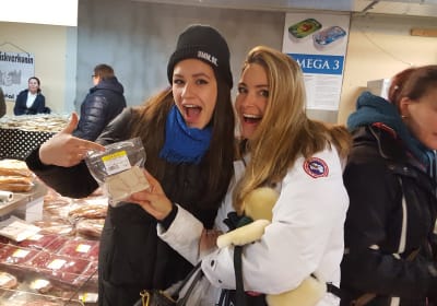 Travelers visiting the Reykjavik Flea Market