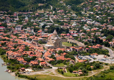 Mtskheta view from Jvari