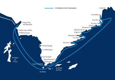 Bootstour zu den Calanques von Marseille - Große Tour 2