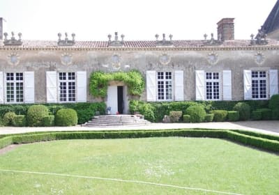 Traditional Saint-Émilion château winery visited during a full-day wine experience from Bordeaux