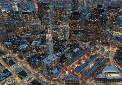 Helicopter Tour Boston's Night Tour 2