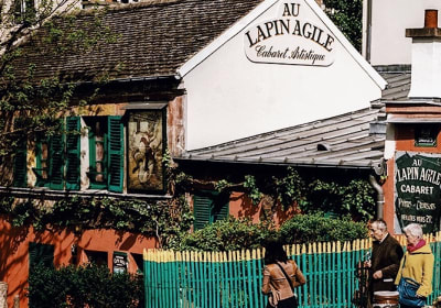 Lapin Agile cabaret on the private Montmartre walking route