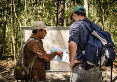 Calakmul Ancient Maya city from CHETUMAL or BACALAR 2