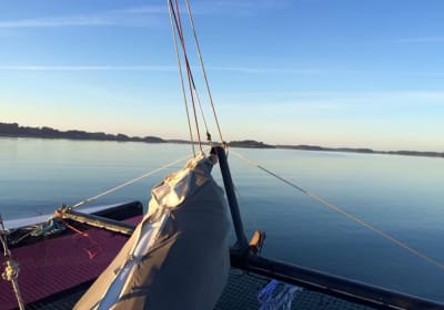 Sunset Catamaran Trip in the Gulf of Morbihan 2