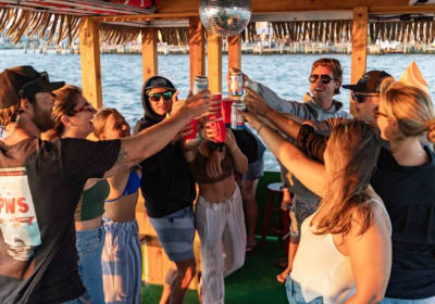Tiki Party Boat Rental in Ocean City Paradise Watersports 2