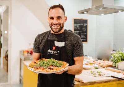 Rome Pizza Making Class in Trastevere with Tiramisù & Wine 2