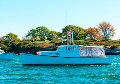 Private Sunset Charter on a Vintage Lobster Boat 2