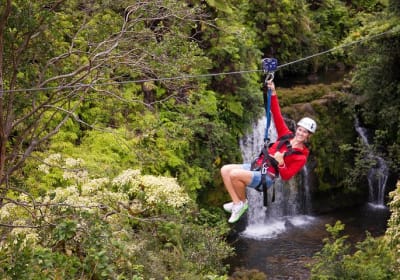 Big Island Zipline Over KoleKole Falls 2