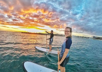 Guided Paddleboard Tour At Sunset Caribbean Sea - For All levels 2