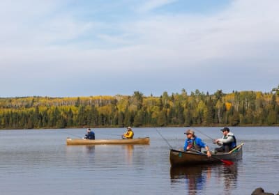 Canoe Fishing Wilderness Lakes, Lutsen and Grand Marais 2