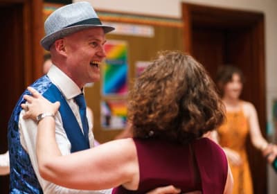 Swing dancing class with London locals 2