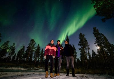 From Alta: Northern Lights Hunt by Minivan 2