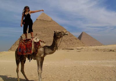 Camel Ride Trip  Around  Giza Pyramids During Sunrise Or Sunset 2
