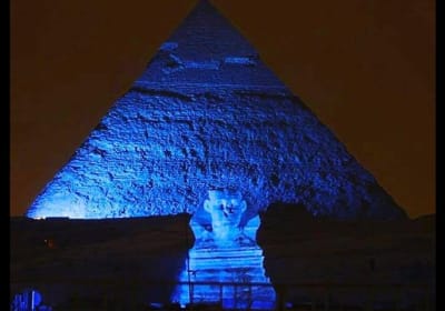 Sound and light show with Dinner with Pyramids view Roof Top Restaurant  2