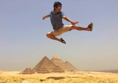 Day tour to Giza Pyramids Egyptian Museum and old market  2