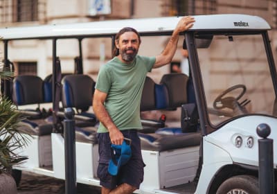 Rome Evening Golf Cart Tour with Aperitivo 2
