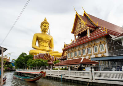 Wat Pak Nam Longtail Boat Tour with Flower Market in Bangkok 2